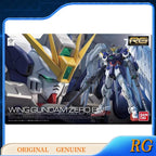 Bandai Original Genuine RG WING GUNDAM ZERO EW Anime Action Figures Toys for Boys Girls Kids Gift Collectible Model Ornaments