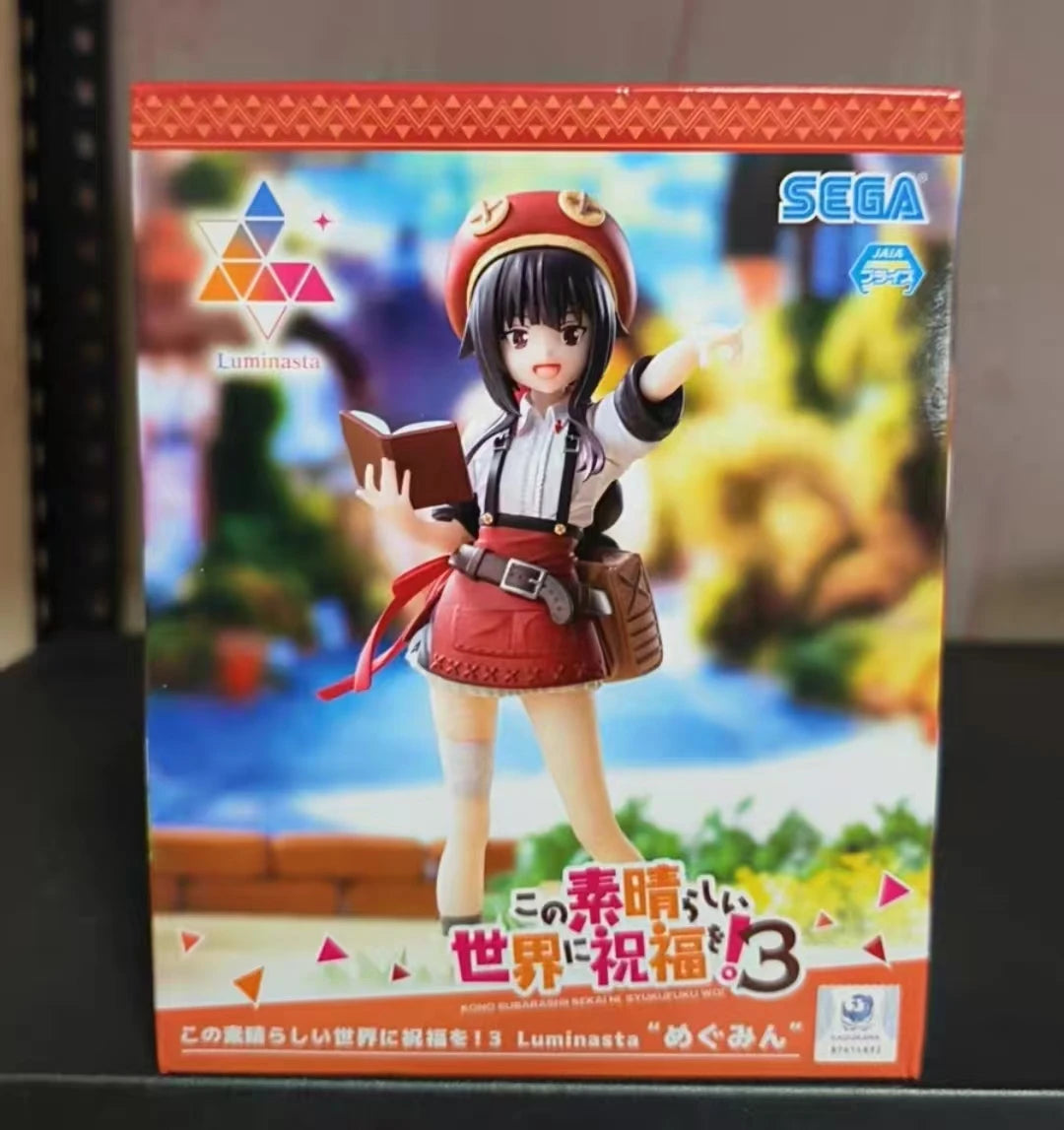 Genuine Sega Konosuba An Explosion On This Wonderful World!3 Luminasta Megumin Alice Aqua Darkness Original Anime Figure Model