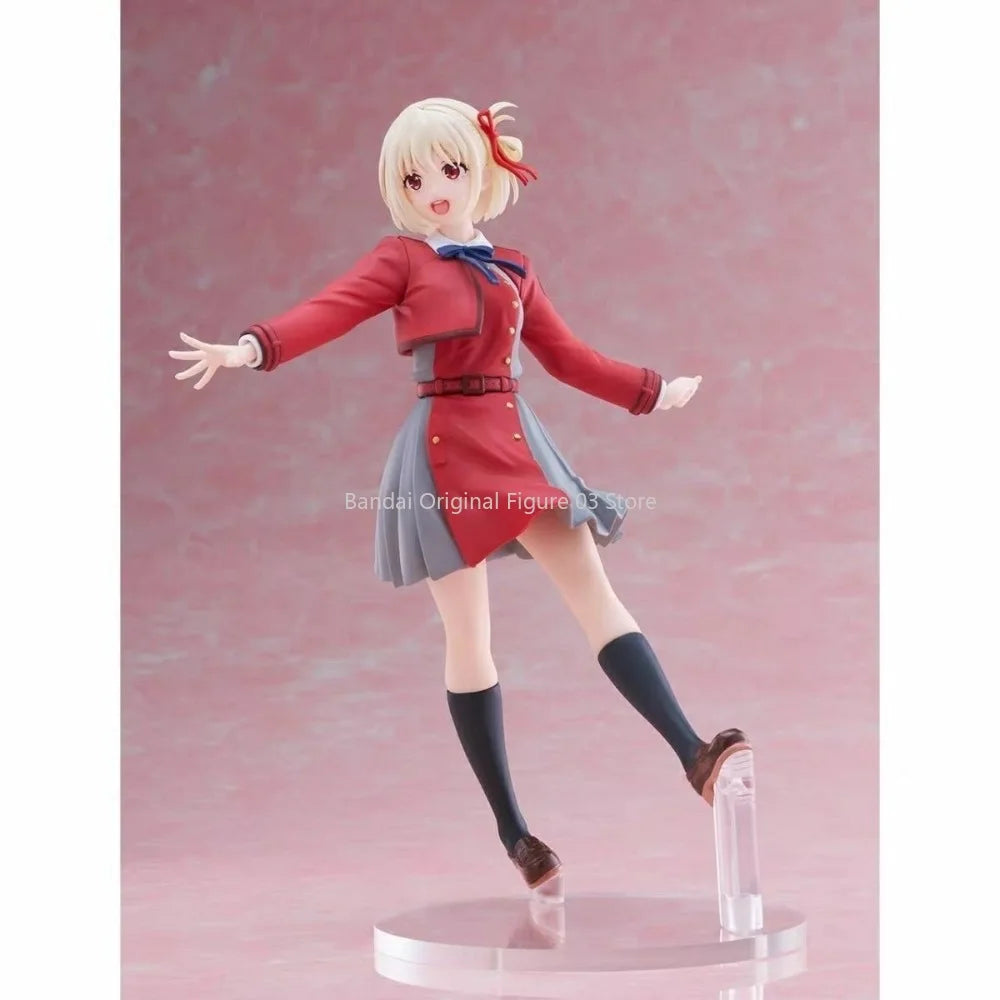In Stock TAiTO Coreful Lycoris Recoil Nishikigi Chisato Inoue Takina ~School Uniforms~ PVC 18CM Anime Action Figures Model Toy