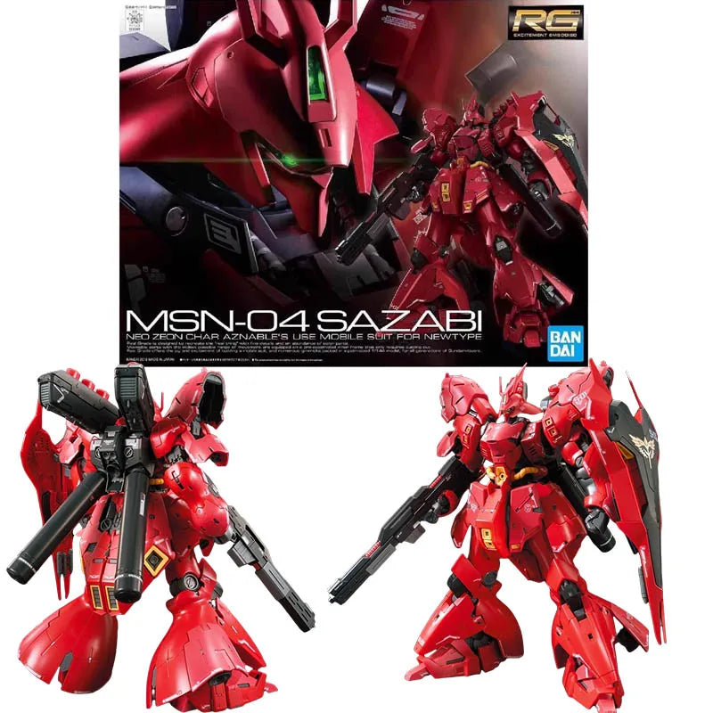 Fast Shipping Bandai RG RX-78-2 WING UNICORN GOD GUNDAM ASTRAY EXIA EPYON SAZABI Anime Original Model Toy Action Figure Children