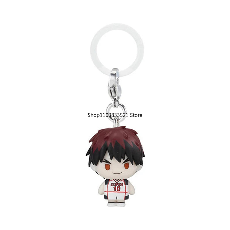 BANDAI Kuroko's Basketball Gashapon Toys Kuroko Tetsuya Kagami Taiga Aomine Daiki Action Figures Capsule Toys Key Chain