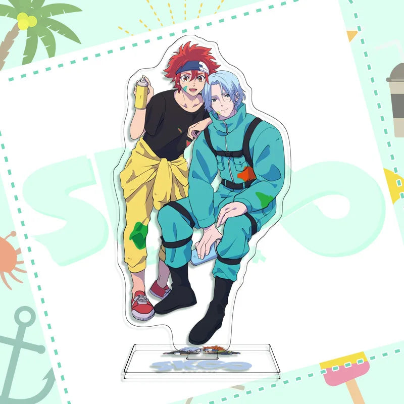 Anime Figure SK8 the Infinity Cosplay Reki Snow Miya Cheery Blossom Acrylic Stands Model Desk Decor Fans Collection Props Gifts