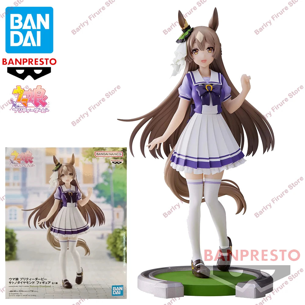 BANDAI BANPRESTO Uma Musume Pretty Derby Anime Satono Diamond Original Anime Figure Action Figures Model Figurine Collection