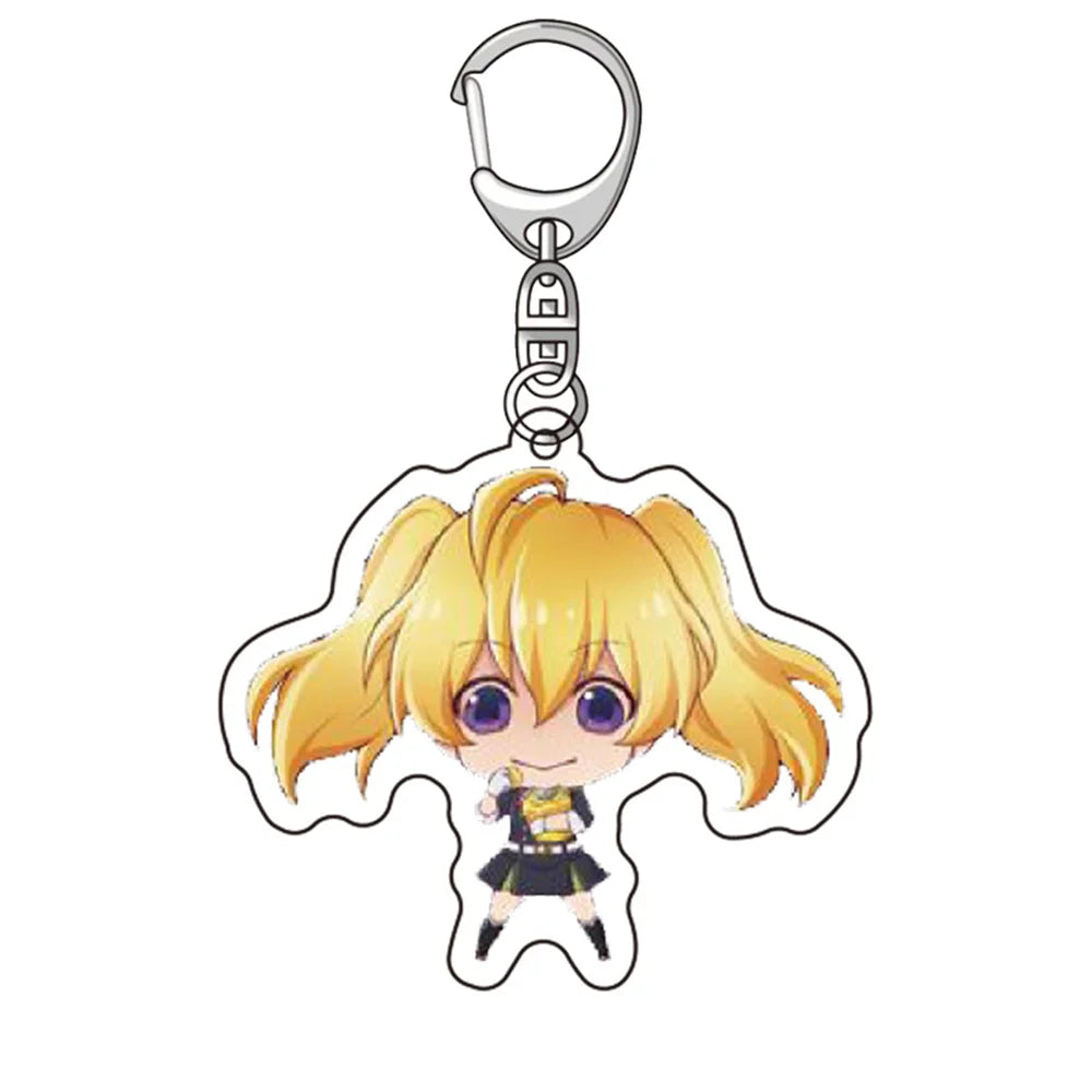 6CM Anime Seraph of the End Acrylic Keychain Model Cosplay Charm Characters Ornament Accessories Goods Collection Gifts
