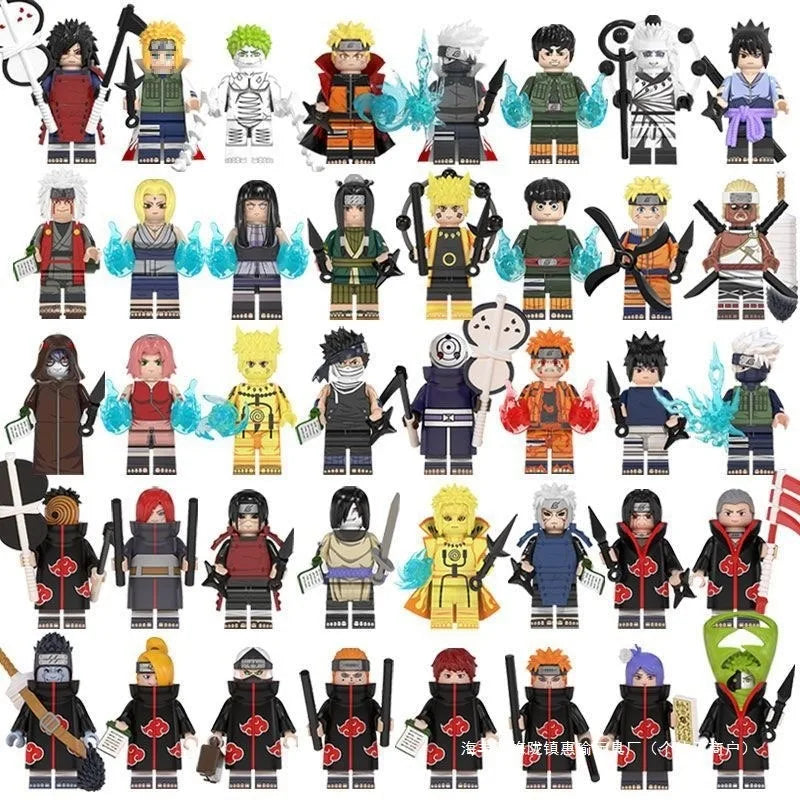 Naruto A Animation Game Peripheral Toy Kaguya Boruto Neji Tenten Iruka Yamato Madara Sasuke Anime Action Model Figure Collection