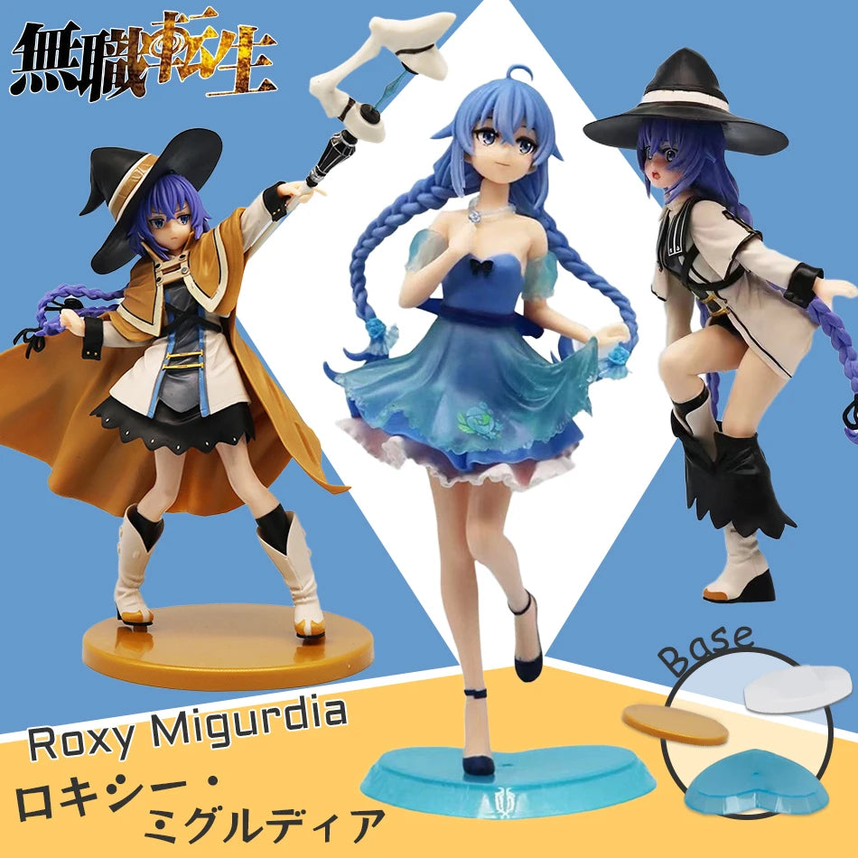 25CM Magic Roxy Migurdia Action Figure Mushoku Tensei: Reincarnation Without Employment Anime Figure PVC Adult Collection Model