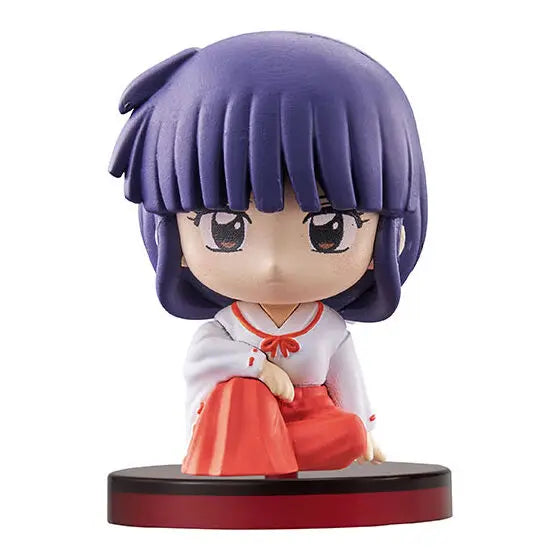 Inuyasha Action Figure Model Sitting Series Anime Peripheral Products Kagome Kikyo Sesshoumaru Rin Gashapon EX CASHAPON ORIGINAL