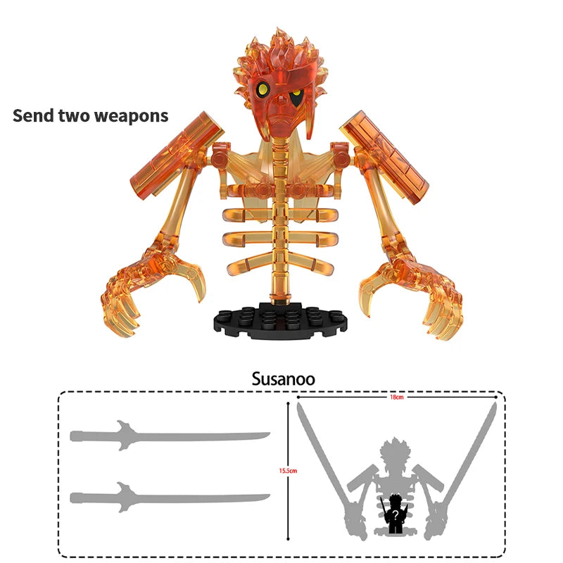 Naruto Animation Game Peripheral Toys Susanoo Sasuke Itachi Kakashi Obito Madara Shisui Anime Action Model Figures Collection