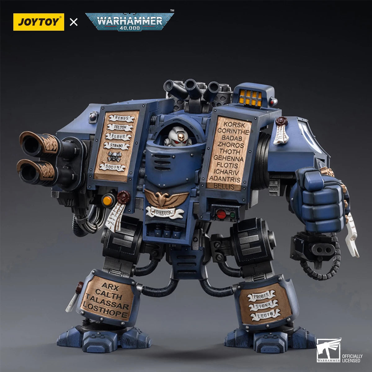 JOYTOY Warhammer 40k 1/18 Action Figures 20cm Space Marines Ultramarines Venerable Dreadnought