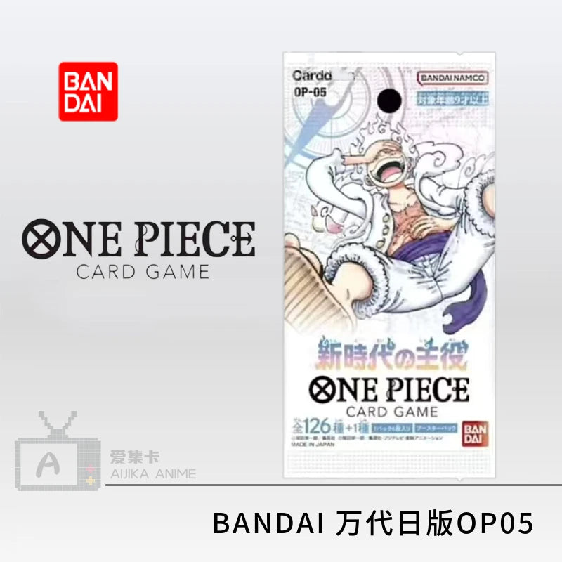 In Stock Bandai Original One Piece Anime Card OPCG OP01-OP13 EB02 EB03 Full Set Box Anime Manga TCG Cards for Collectors Gifts