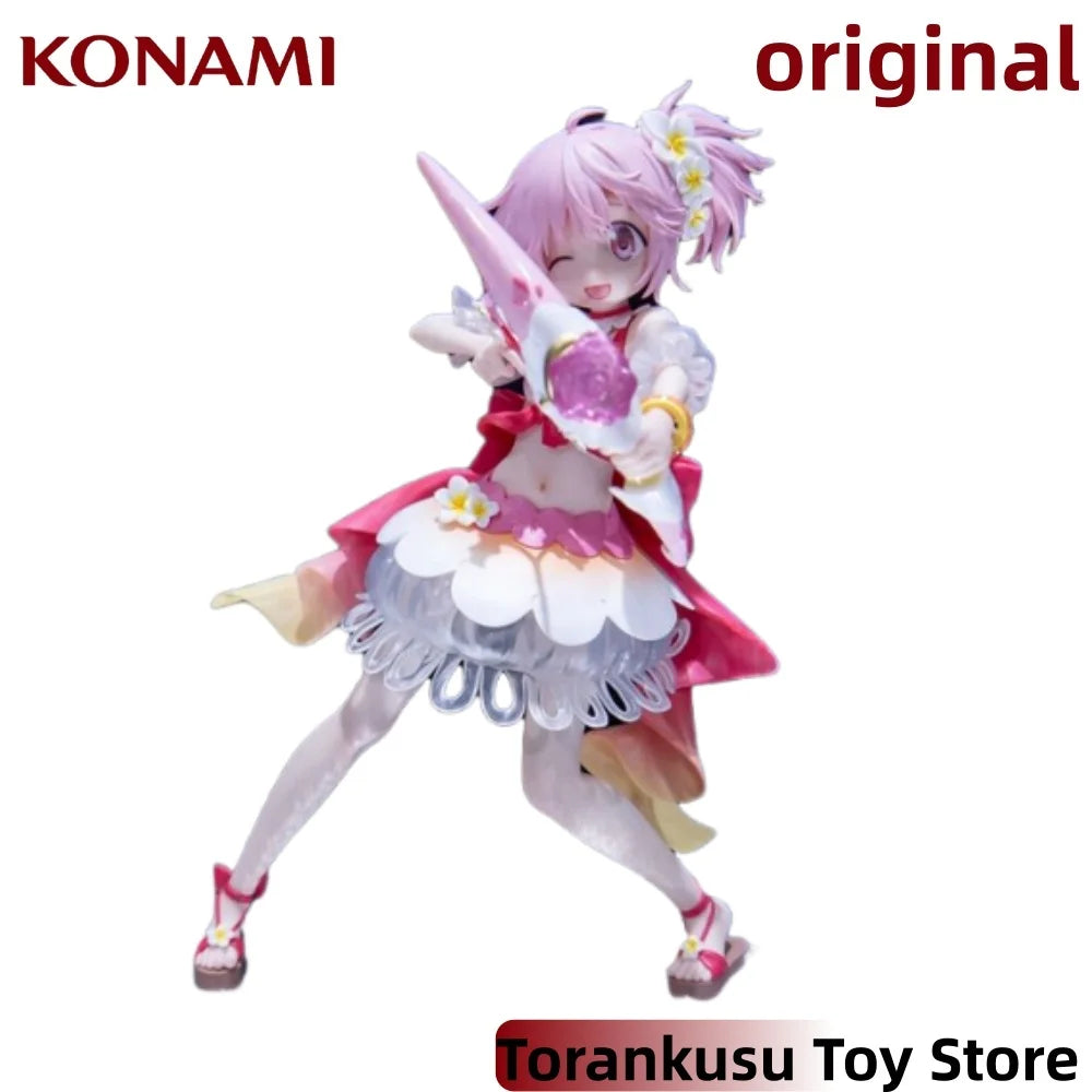 Konami Magia Record Mahou Shoujo Madoka Magica Gaiden Anime Kaname Madoka Action Figures Model Figurine Original Figuarts