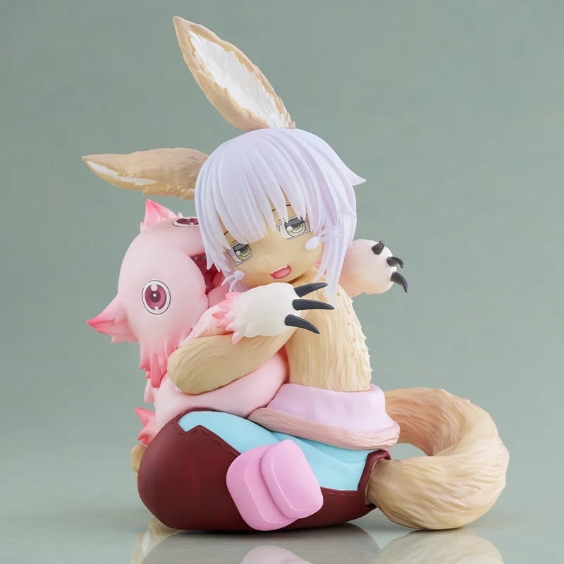 Genuine Taito Made In Abyss:the Golden City of The Scorching Sun Desktop Cute Mitty Nanachi In Stock Original Anime Figure Model