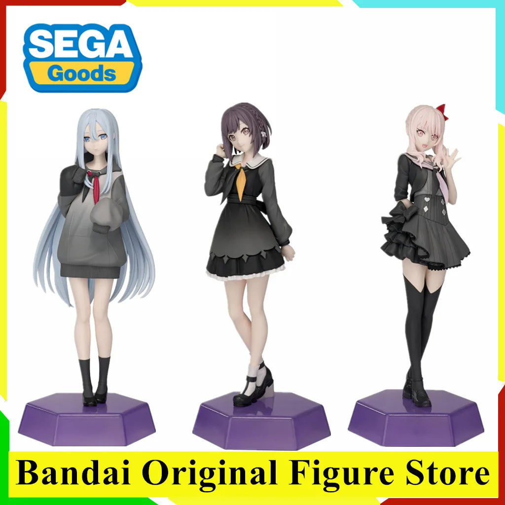 Original SEGA HATSUNE MIKU COLORFUL STAGE  Yoizaki Kanade Asahina Mafuyu Akiyama Mizuki Anime Figure Desktop×Decorate Collection