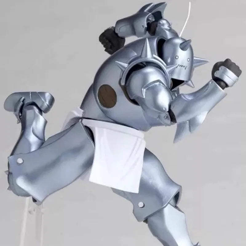 Fullmetal Alchemist Alphonse Elric Anime Movable Action Figurines Garage Kit Mechanical Arm Boy&Armor Knight Toy Collect Gifts