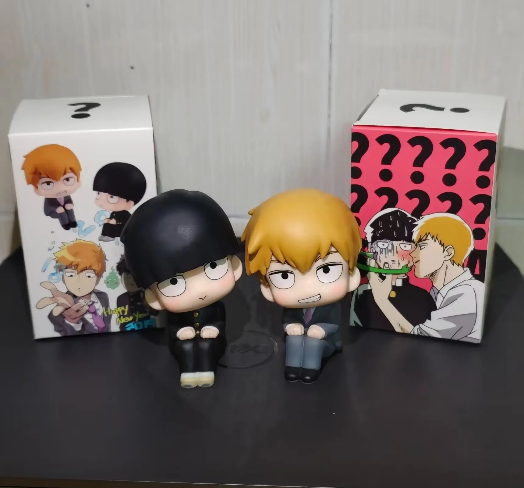 10cm Mob Psycho 100 Mobu Saiko Hyaku Kageyama Shigeo Arataka Reigen Action figure toys Christmas gift with box