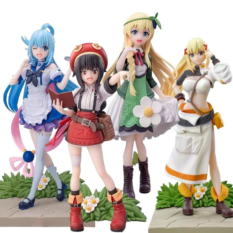 Genuine Sega Konosuba An Explosion On This Wonderful World!3 Luminasta Megumin Alice Aqua Darkness Original Anime Figure Model