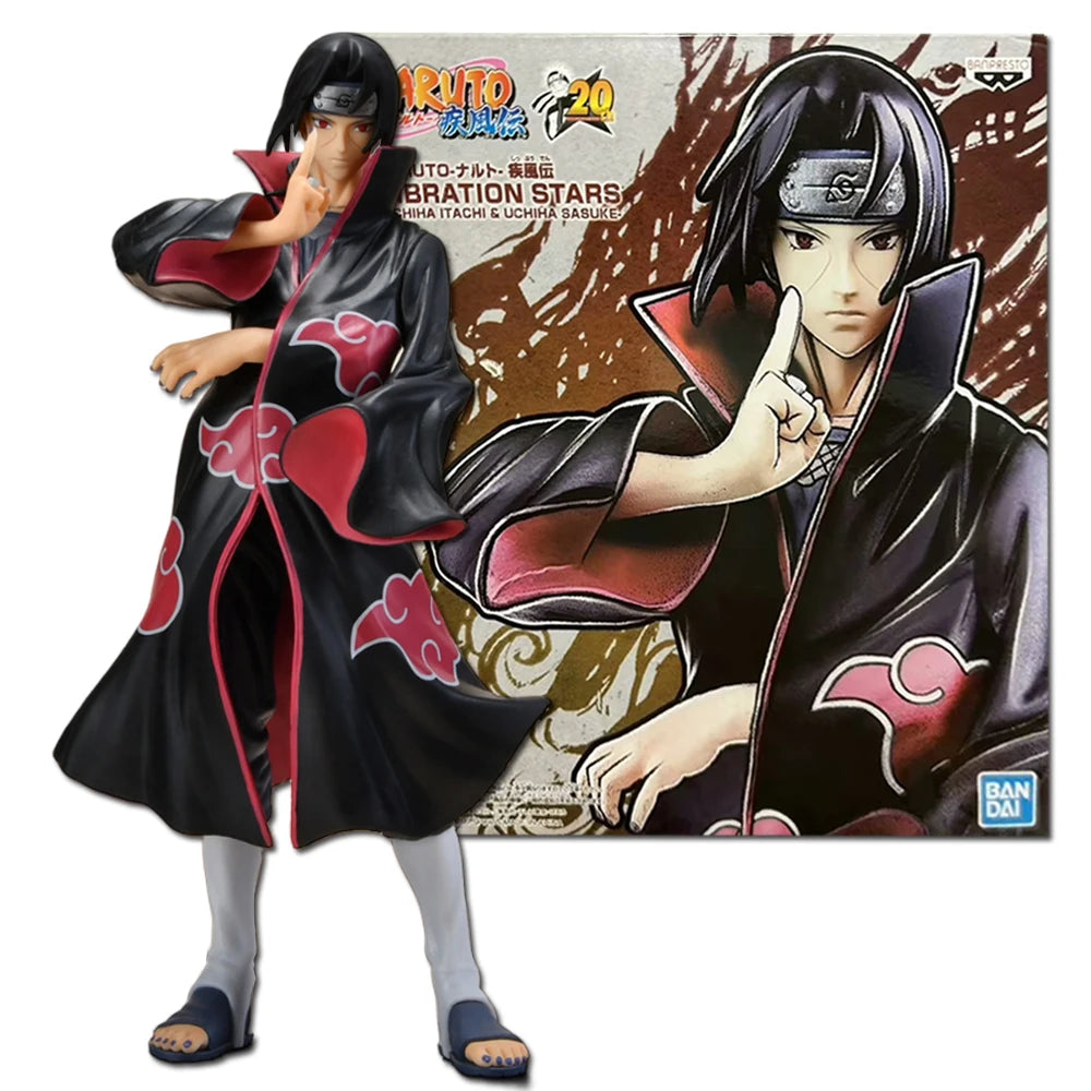 15cm Bandai Naruto Anime Figure Uchiha Itachi Action Figure PVC Collection Model Doll Ornaments Toys Gifts