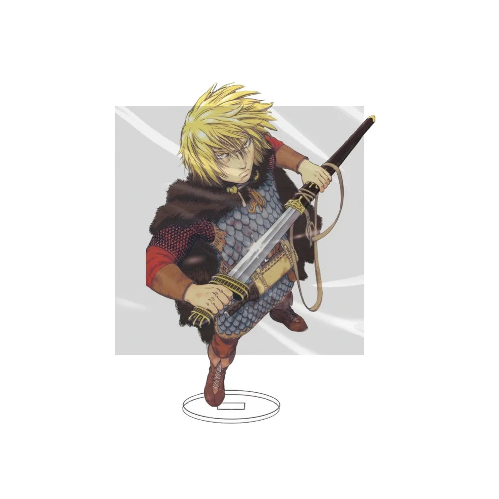 15CM Hot Anime Vinland Saga Acrylic Stand Model Cosplay Characters Ornament Accessories Goods Christmas Gifts