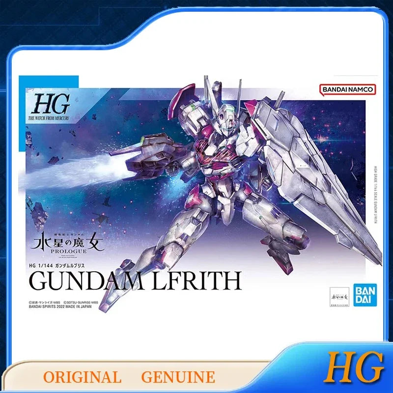 Bandai Original Genuine HG GUNDAM LFRITH ANAVATA JIU UR THORN Anime Action Figures Toys for Kids Gift Assembly Model Ornaments