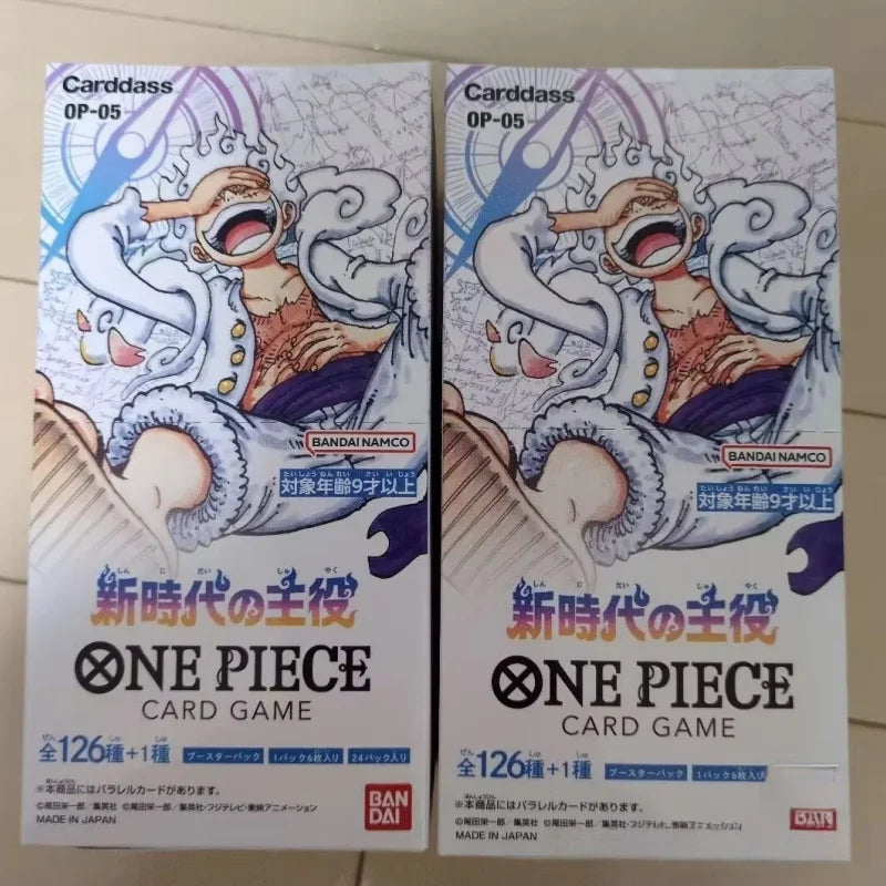 100%Original Anime Booster Box One Piece Card Op04 Op05 Op06 Japanese Version Awakening Of The New Era Tcg Collection Card Gift