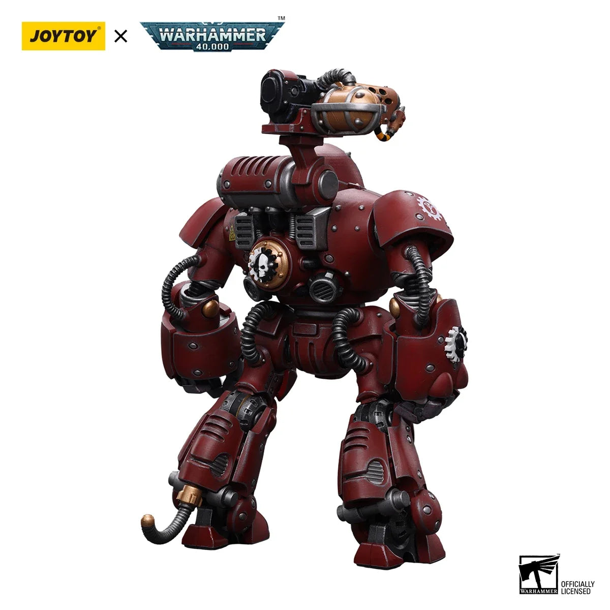 JOYTOY Warhammer 40k 1/18 Action Figures Mecha Anime Adeptus Mechanicus Kastelan Robot with Incendine Combustor