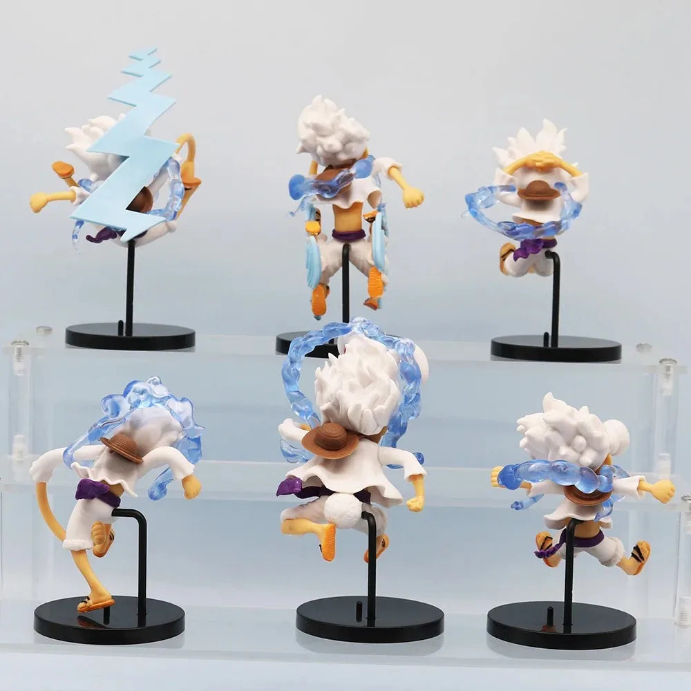 1PC Anime One Piece Blind Box Figure Luffy Gear 5 Sun God Nika Serie Figurine PVC Tabletop Collection Decoration Mystery Gifts