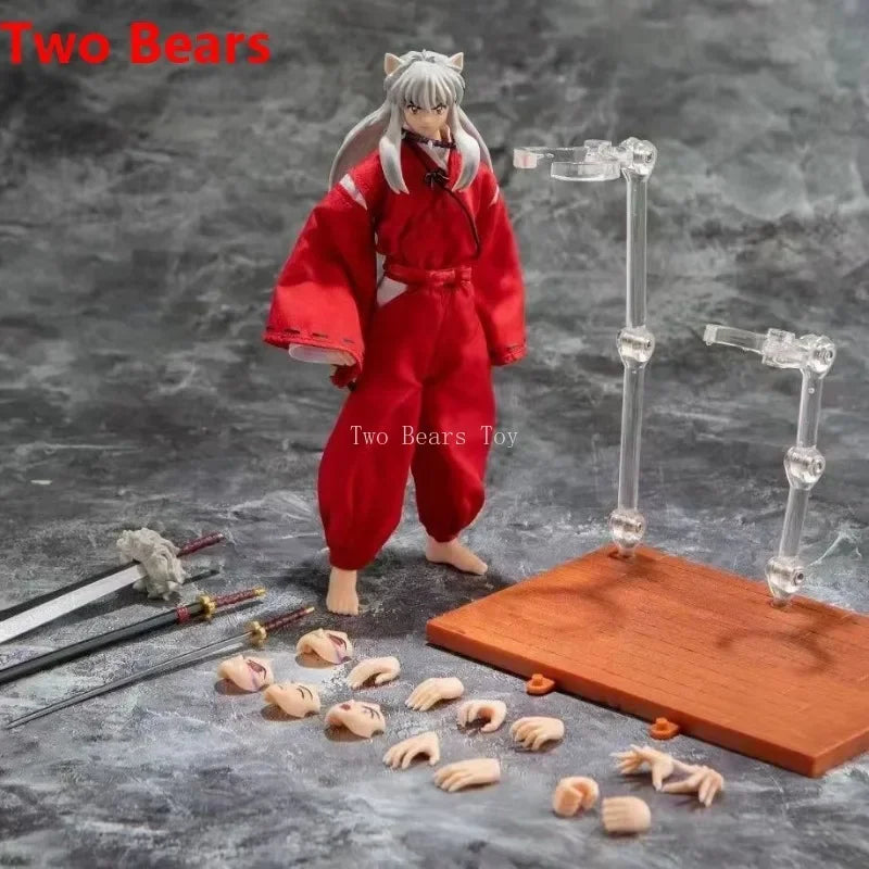 In Stock GT Model Inuyasha 1/12 Sesshoumaru Anime Action Figure SHF Toys Collection Hobby Gift