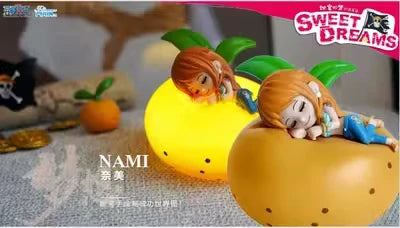 Hot One Piece Anime Blind Box Series Night Light Toys Luffy Zoro Nami Sanji Chopper Figures Sweet Dream Led Mystery Box Ornament