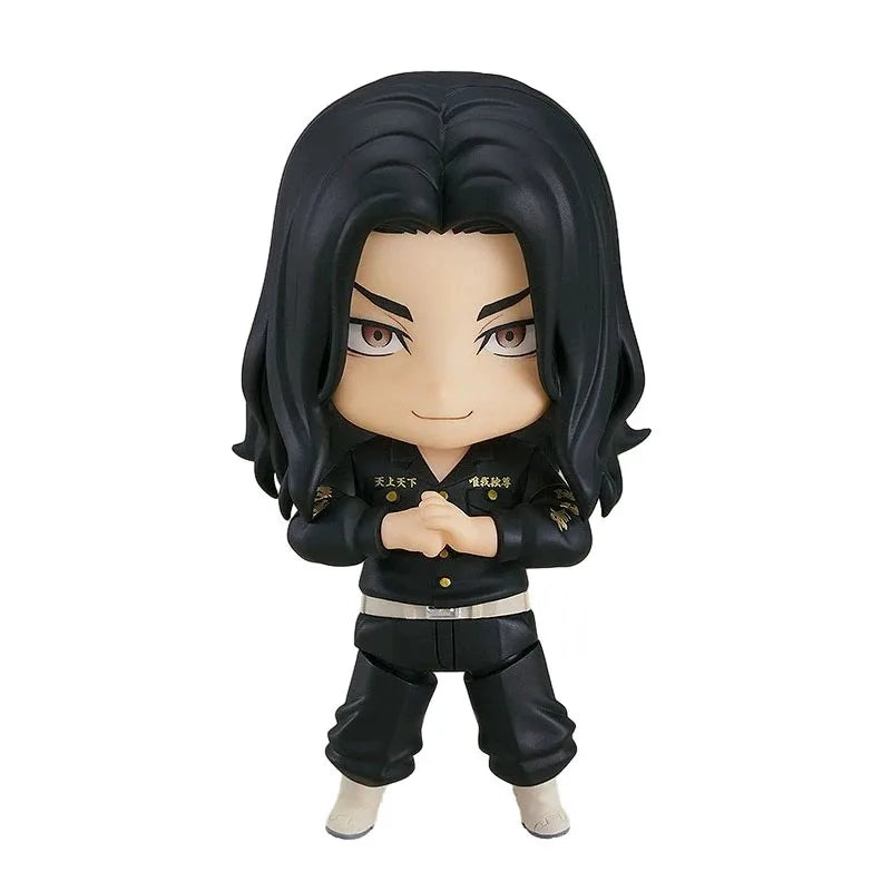 9CM 5/One Set Anime Tokyo Revengers Figure Draken Manjiro Sano Cute Q Edition Toys PVC Children's Birthday Gift Collection