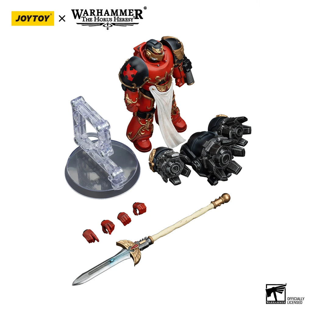 JOYTOY Warhammer 40k 1/18 Action Figures Anime 12.1cm Blood Angels Dawnbreaker Cohort Dawnbreaker Champion