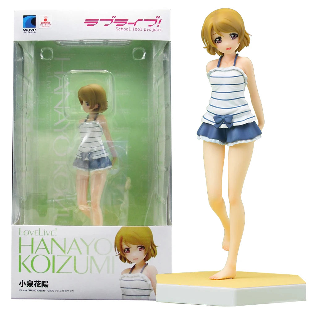 16CM Anime Love Live! School Idol Project Koizumi Hanayo Figure Beach Queens 1/10 Model Toys and Dolls Gift Aciton Figure PVC