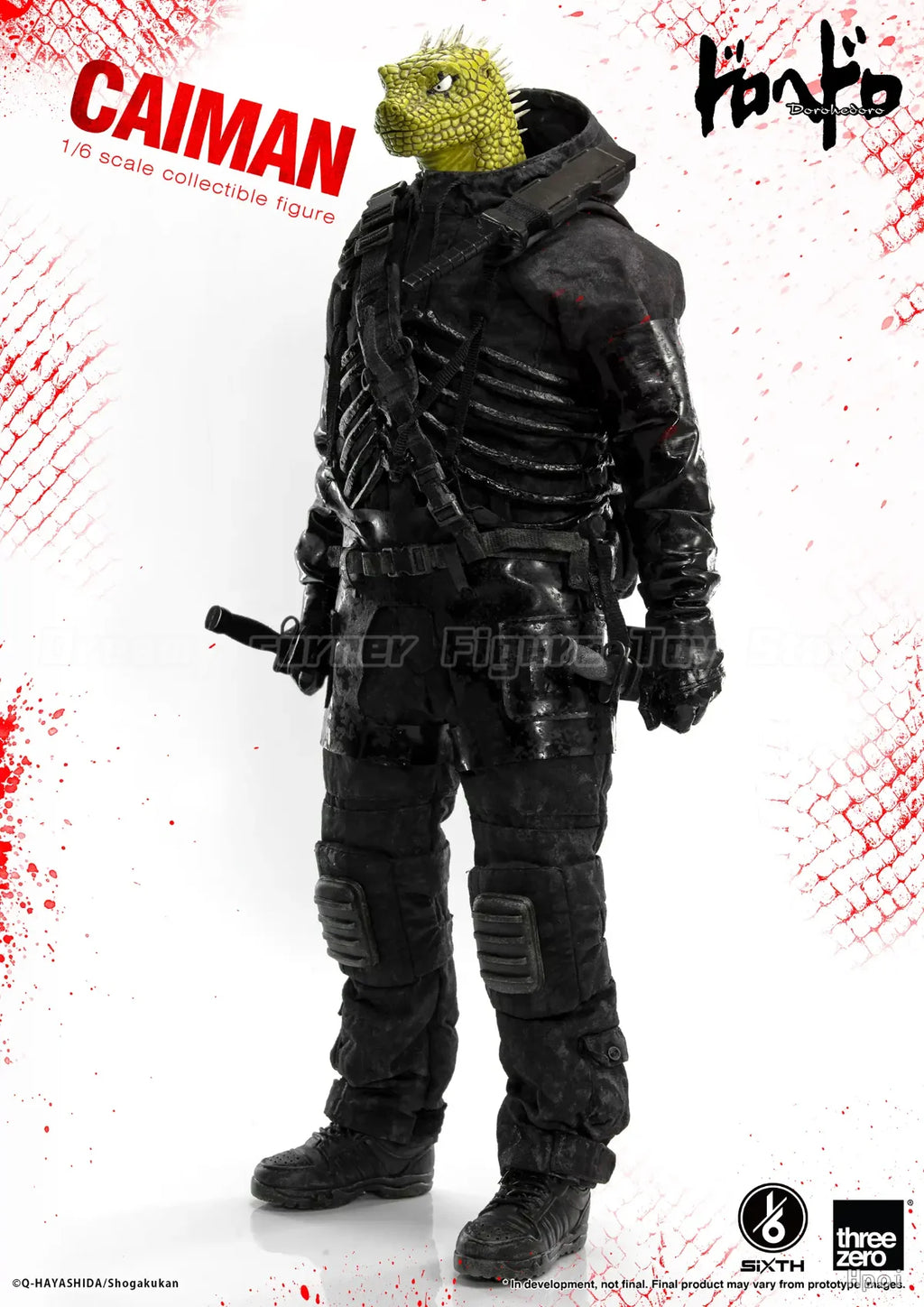 【In Stock】Original Threezero Dorohedoro CAIMAN 1/6 Action Figure Collection Ornament Model