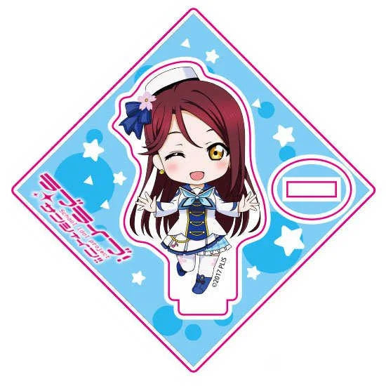 Fans Gifts Popular Anime LoveLive! Sunshine!!HD characters Mini Acrylic Stand Desktop Ornament birthday present Series About10cm