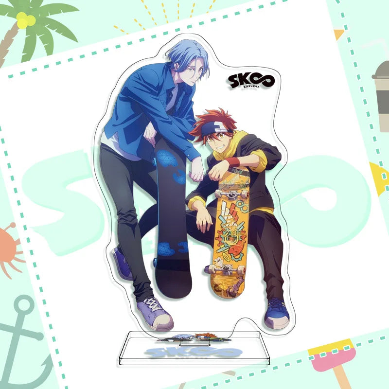 Anime Figure SK8 the Infinity Cosplay Reki Snow Miya Cheery Blossom Acrylic Stands Model Desk Decor Fans Collection Props Gifts