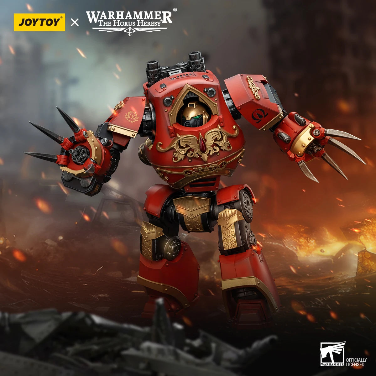 JOYTOY Warhammer 40k 1/18 Action Figures Blood Angels Contemptor-Incaendius Dreadnought