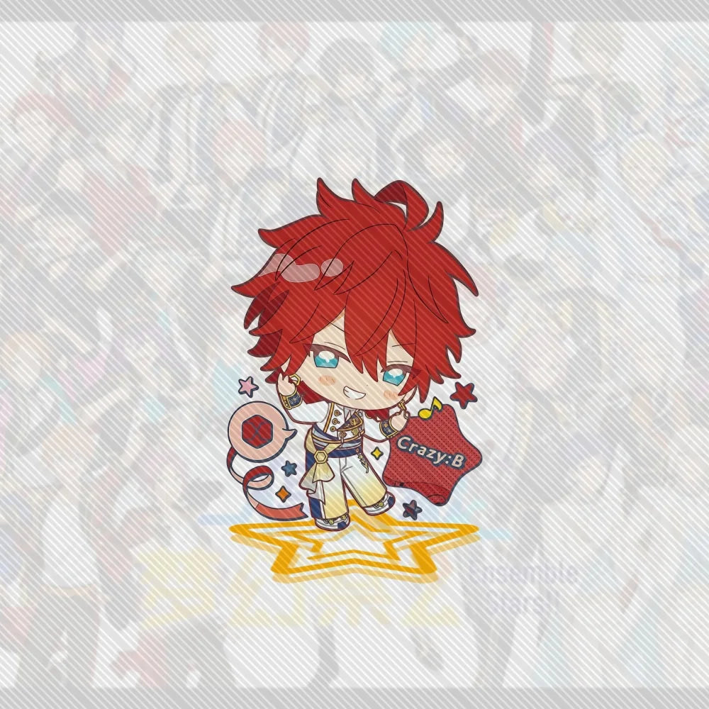 10CM game Ensemble Stars!! Acrylic Stand Model Desk Decor Cosplay Characters Ornament Accessories Good Christmas Gifts
