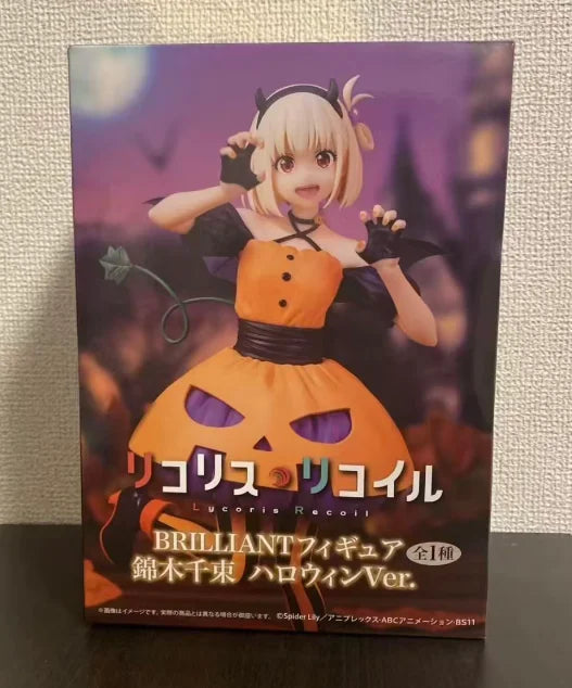 Halloween Gift Genuine Lycoris Recoil Nishikigi Chisato Lnoue Takina Pvc Collector Desktop Ornament Pvc Anime Figure Model Toy