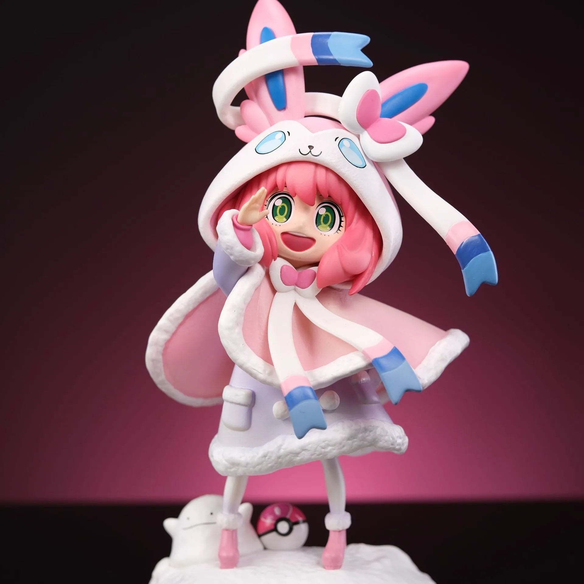 In Stock Spy×Family Anya Forger Cos Pet Series Eevee Chainsaw Frieren Action Figures Anime Characters Toy Gift